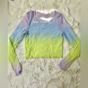 AERIE Magic Mesh Top with AERIE Bandeau SIZE Medium Coverup